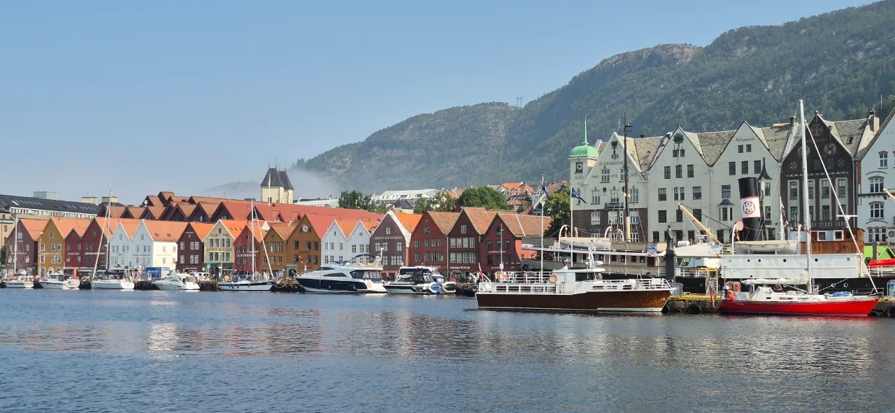 Bergen brygge and Seafront